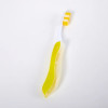 Travel folding toothbrush, yellow